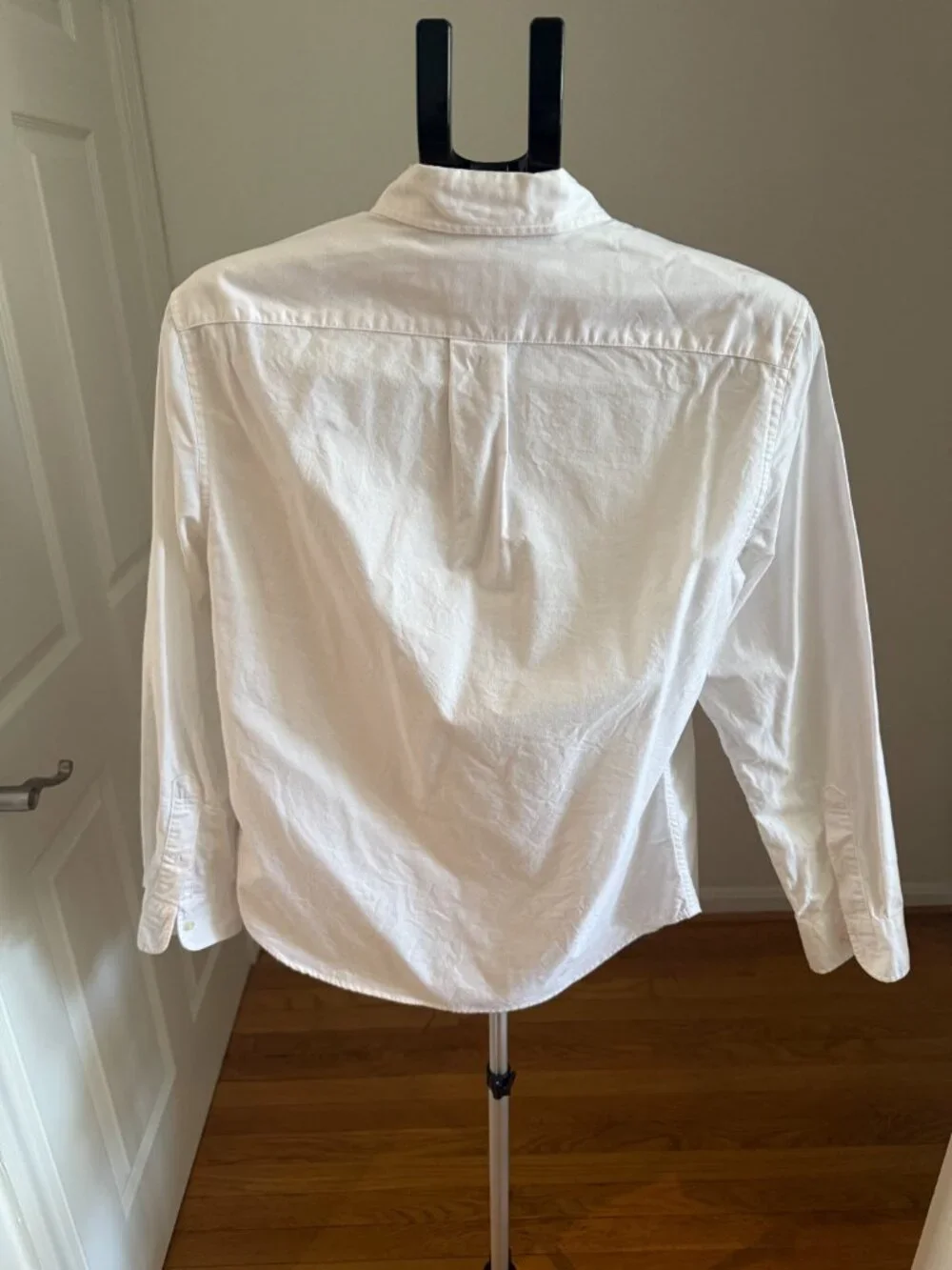 J. Crew slim untucked white cotton shirt - size small - Picture 2 of 6